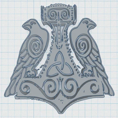 Búa của Thor Viking / Bắc Âu – Mặt Dây Chuyền 1