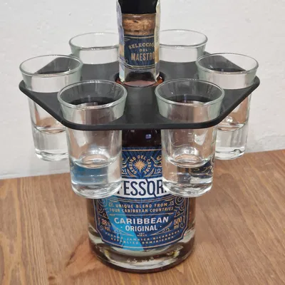 Giá Đỡ Chai Rượu Shot Đơn Giản