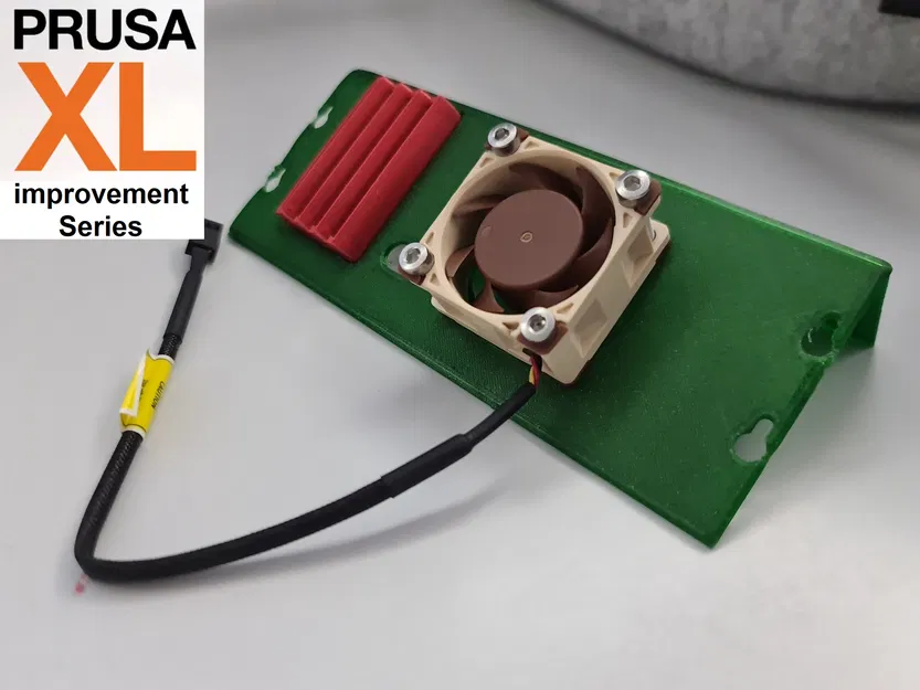 Prusa XL series: Nắp Buddy có khe thông gió và quạt 40mm - Image 1