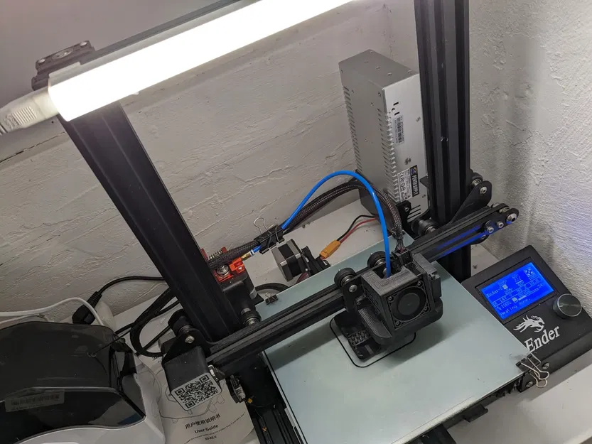 Kẹp gắn Thanh đèn LED cho Ender3 - Image 5