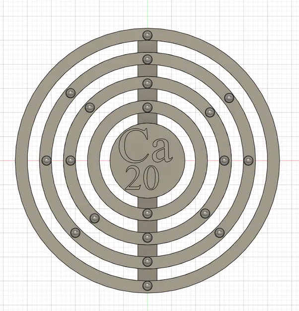 Mô hình nguyên tử Canxi theo Bohr - Image 1