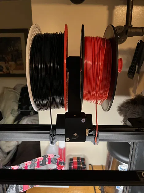 Giá Đỡ Cảm Biến Sợi Nhựa Kép Cho Ender 3 S1 Pro - Image 1