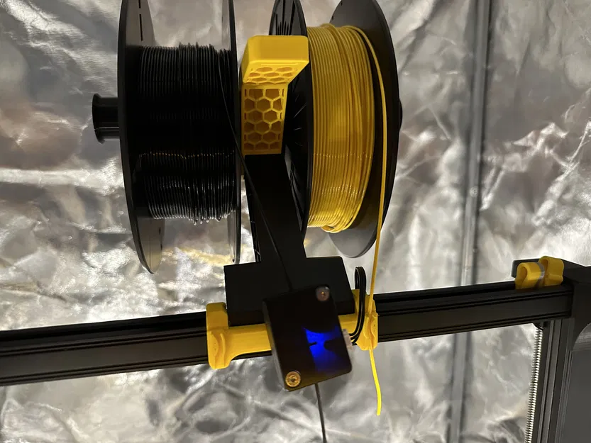 Giá đỡ di chuyển cảm biến sợi đốt kép cho Ender 3 S1 Plus - Image 1