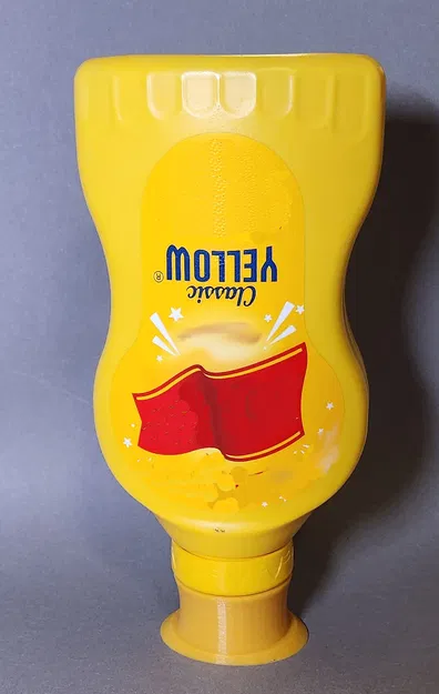 Đế Chưng Chai Mù Tạt Màu Vàng - Image 1