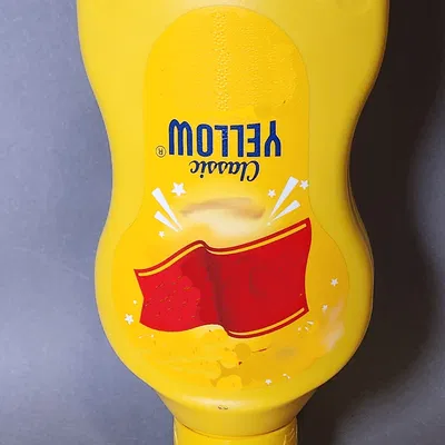 Đế Chưng Chai Mù Tạt Màu Vàng