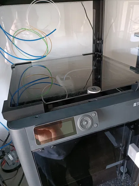 Góc nắp kính Snapfit có lỗ nam châm cho Bambu Lab P1S/X1C - Image 1