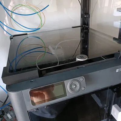 Góc nắp kính Snapfit có lỗ nam châm cho Bambu Lab P1S/X1C