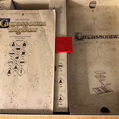 Giá đỡ sách hướng dẫn Carcassonne Big Box