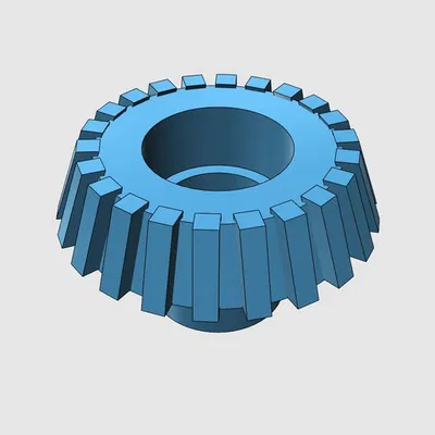 Mẫu Bánh răng Răng Thẳng