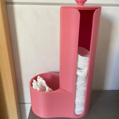 Hộp Đựng Bông Tẩy Trang và Tăm Bông Phiên Bản Mở Rộng