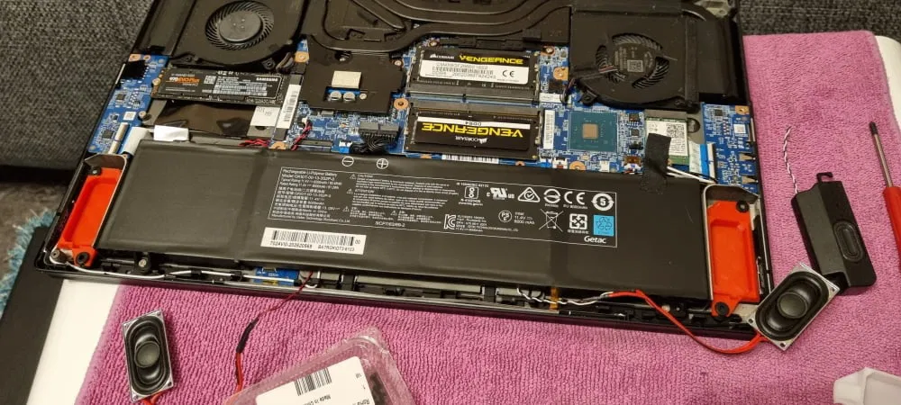 Loa Laptop Intel QC7 (XMG Fusion 15, MAG 15) - Image 2