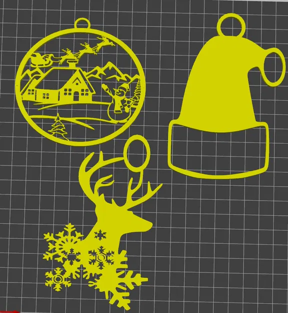 3 Mề Đay Giáng Sinh - Image 1