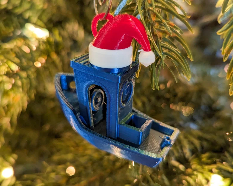 Móc Trang Trí 3DBenchy Mũ Giáng Sinh (Hỗ Trợ Đổi Màu) - Image 2