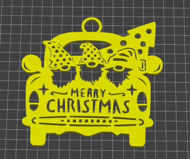 Ông già Noel ngồi trong xe hơi - Image 1