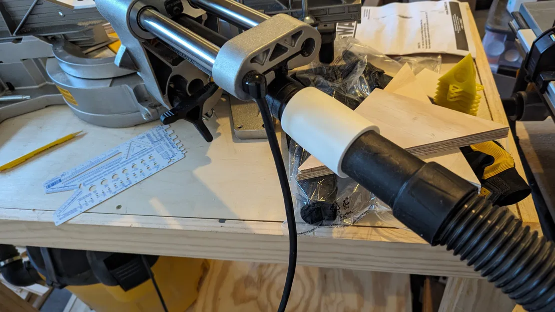 Khớp Nối Ống Hút Bụi Shop-Vac 1-7/8" & Máy Cưa Mộng Dewalt (DWS779, DXV10P) - Image 1