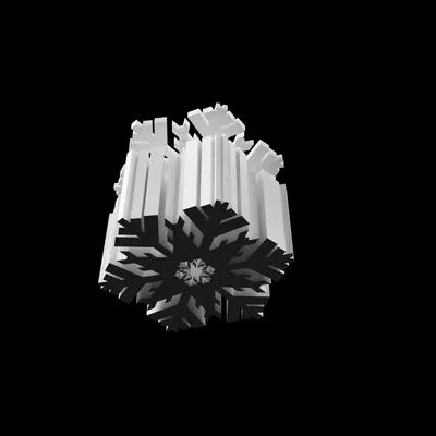 Đèn Trang Trí Tiểu Cảnh Hình Bông Tuyết