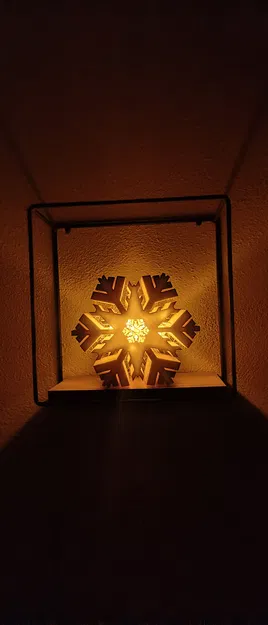 Đèn Trang Trí Tiểu Cảnh Hình Bông Tuyết - Image 2