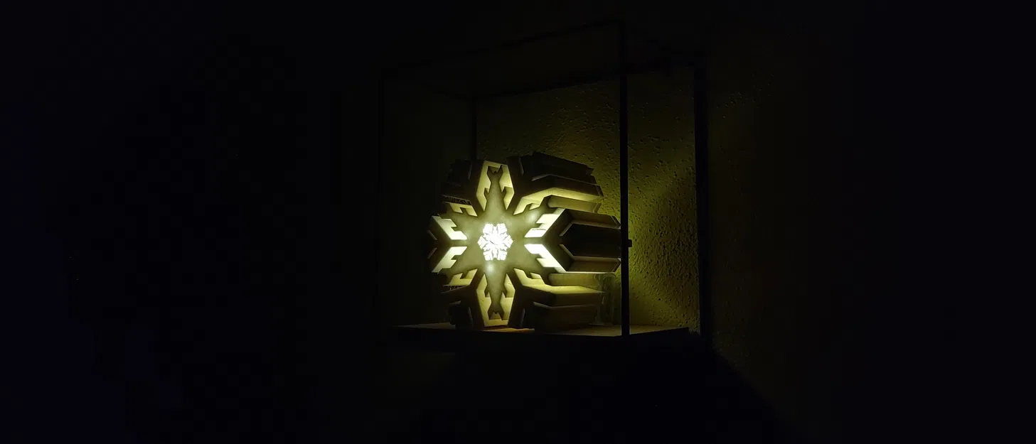 Đèn Trang Trí Tiểu Cảnh Hình Bông Tuyết - Image 4