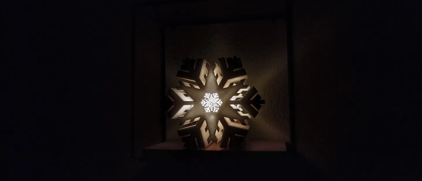 Đèn Trang Trí Tiểu Cảnh Hình Bông Tuyết - Image 6