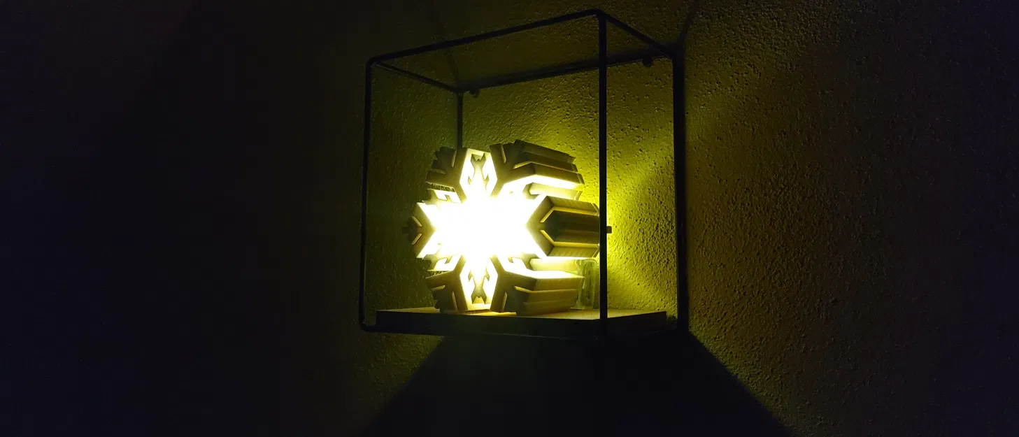 Đèn Trang Trí Tiểu Cảnh Hình Bông Tuyết - Image 7