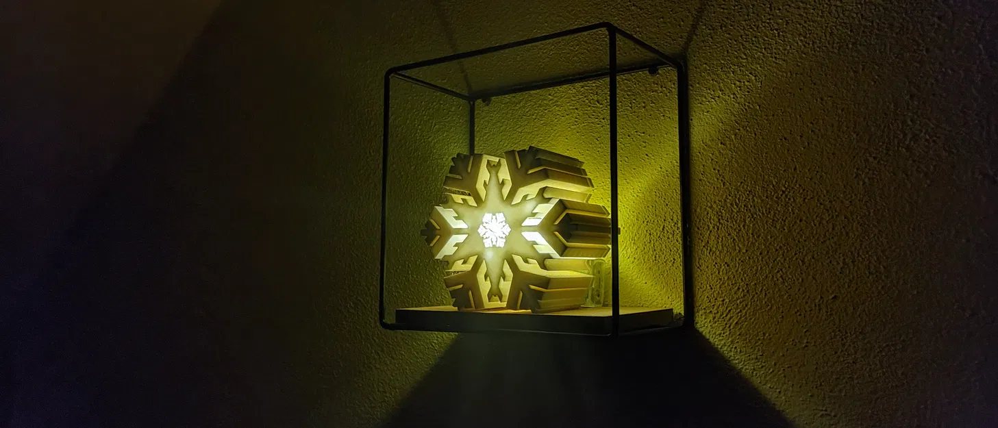 Đèn Trang Trí Tiểu Cảnh Hình Bông Tuyết - Image 8