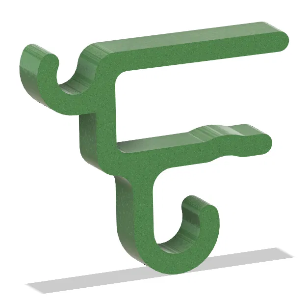 Móc Treo Kệ Đơn Giản Cho Kệ Sâu 3/4 - Image 3