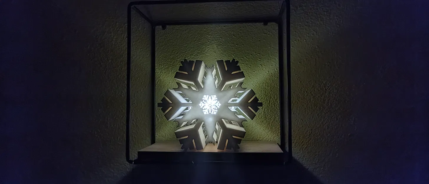 Đèn Trang Trí Tiểu Cảnh Hình Bông Tuyết - Image 10