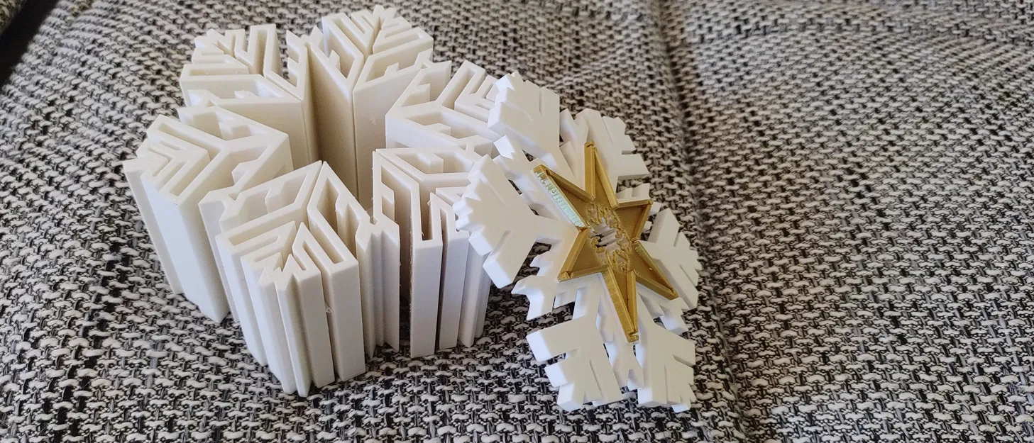 Đèn Trang Trí Tiểu Cảnh Hình Bông Tuyết - Image 11