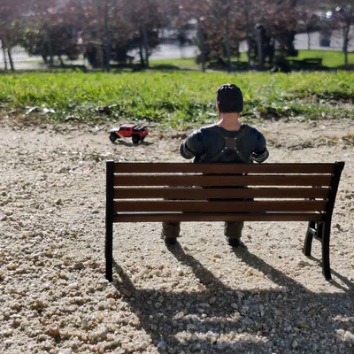 Băng Ghế Công Viên Tỷ Lệ 1/10