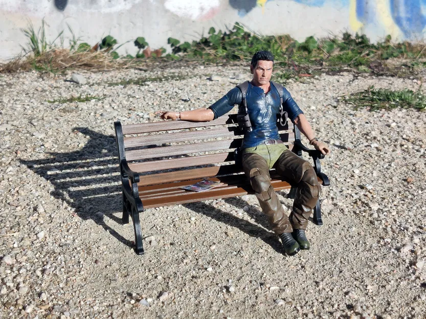 Băng Ghế Công Viên Tỷ Lệ 1/10 - Image 3