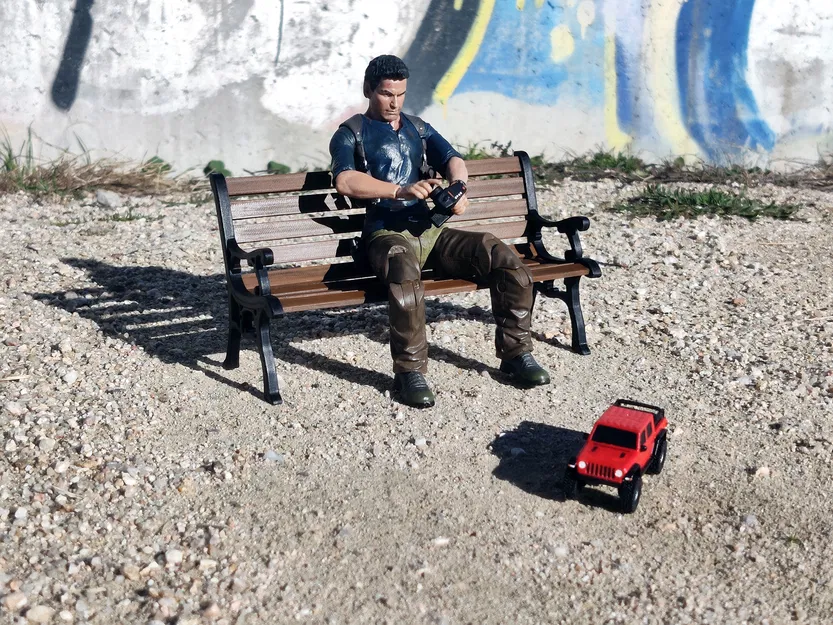 Băng Ghế Công Viên Tỷ Lệ 1/10 - Image 4