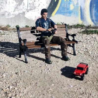 Băng Ghế Công Viên Tỷ Lệ 1/10