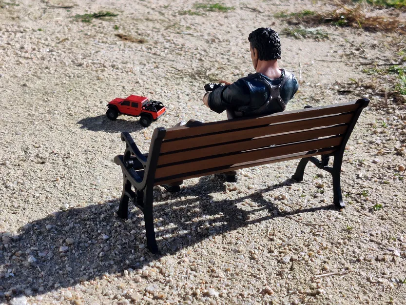 Băng Ghế Công Viên Tỷ Lệ 1/10 - Image 5