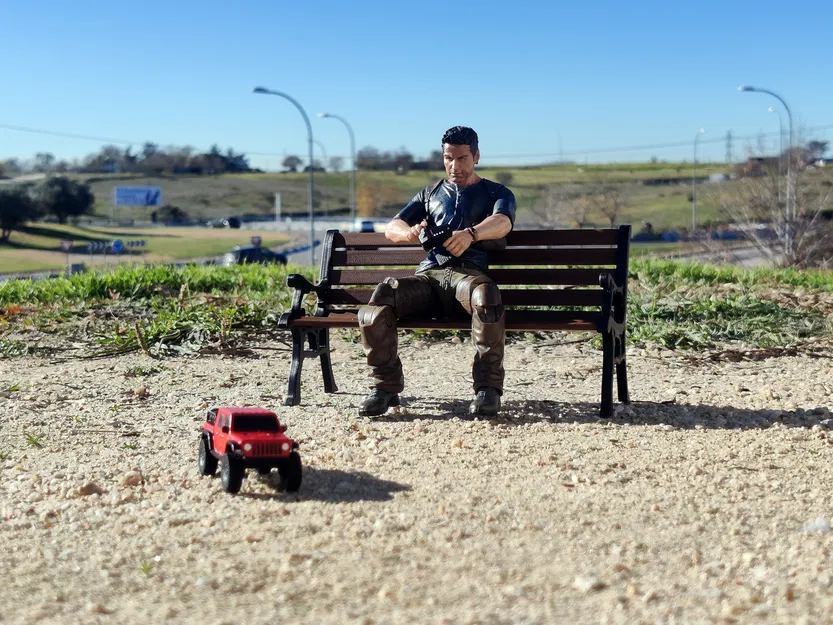 Băng Ghế Công Viên Tỷ Lệ 1/10 - Image 6