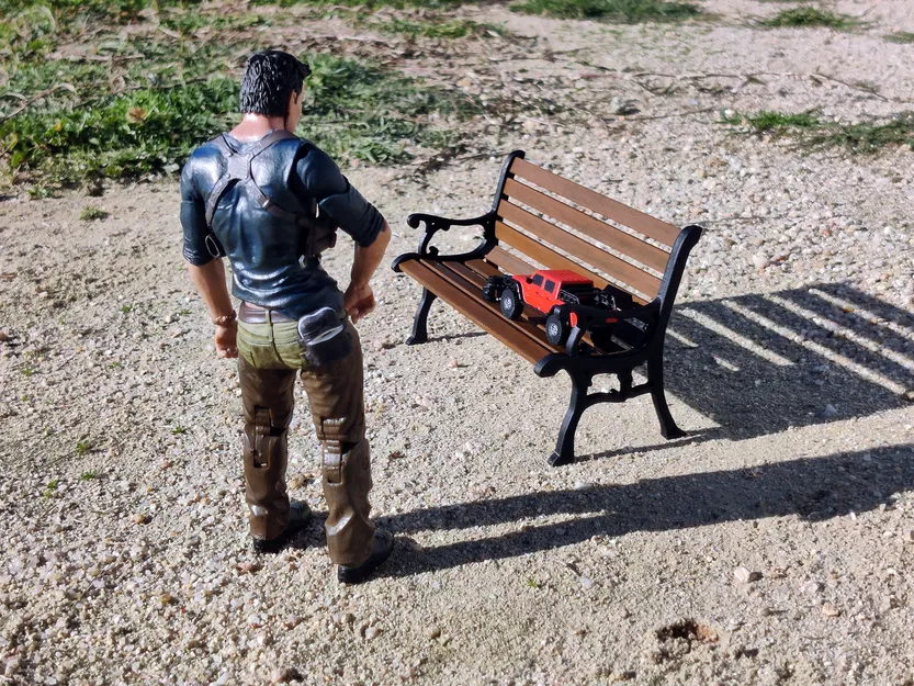 Băng Ghế Công Viên Tỷ Lệ 1/10 - Image 7