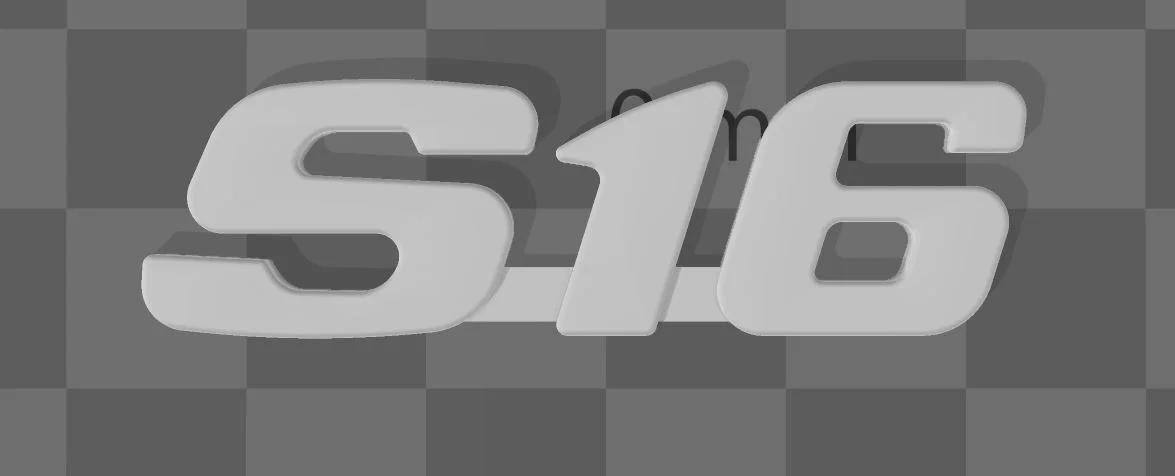 Logo S16 Peugeot 206 - Image 1