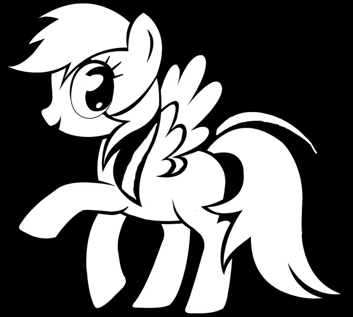 Mẫu My Little Pony cho Máy Thổi Mực Airbrush - Image 5