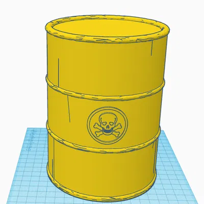 Thùng phuy dầu - Có hoặc không có dấu hiệu độc hại