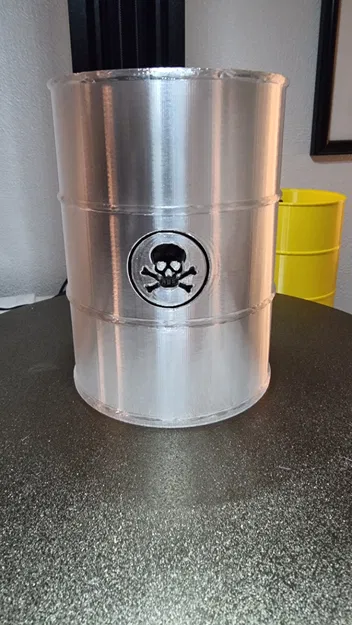 Thùng phuy dầu - Có hoặc không có dấu hiệu độc hại - Image 2