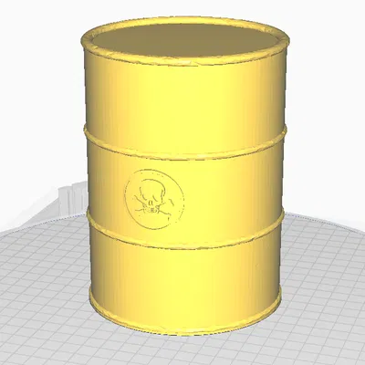 Thùng phuy dầu - Có hoặc không có dấu hiệu độc hại