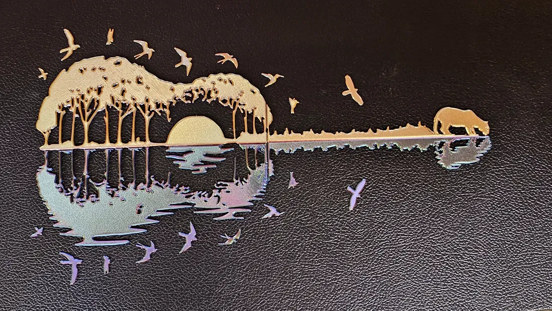 Trang trí hộp đàn Guitar - Phối lại chim PRS - Image 1