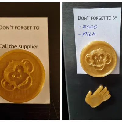 Mô Hình Monkey Coin - Đồng Xu Khỉ