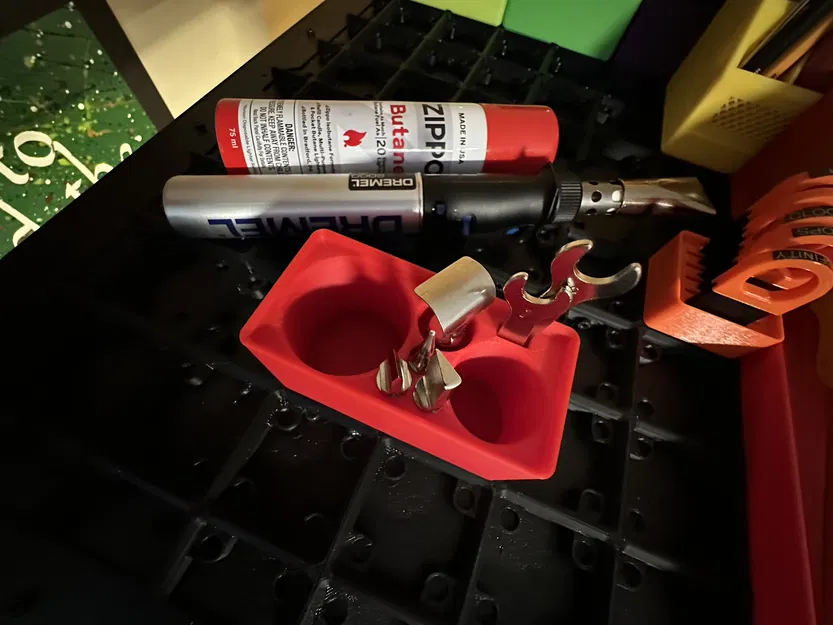 Giá đỡ Gridfinity cho Dremel VersaTip & Bình xăng (hoặc không) - Image 3