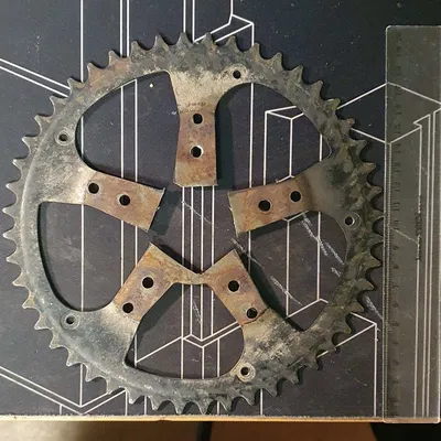 Adapter/giá đỡ đĩa xích tự định tâm cho xe đạp DIY