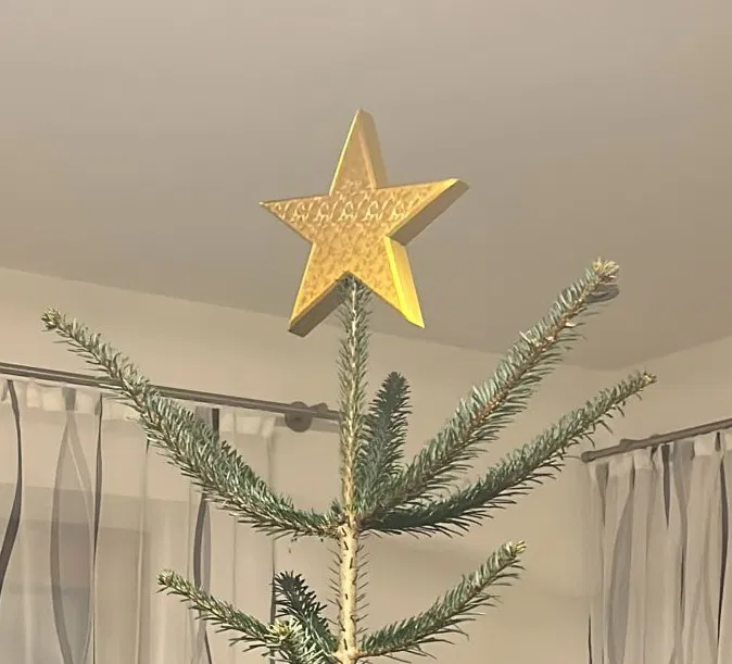 Ngôi Sao Giáng Sinh Trang Trí Đỉnh Cây - Image 1