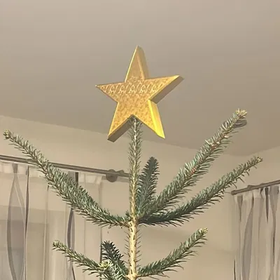 Ngôi Sao Giáng Sinh Trang Trí Đỉnh Cây