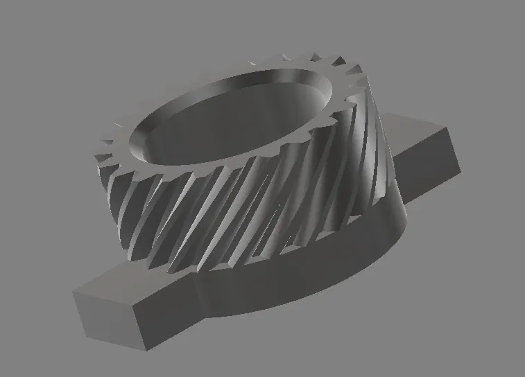 Bánh Răng Nghiêng Đồng Hồ Tốc Độ Xe Máy Suzuki TS50 - Image 1