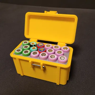 Hộp đựng pin 18650 cứng cáp 17 pin