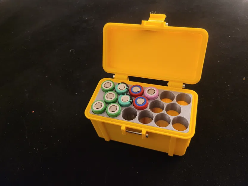 Hộp đựng pin 18650 cứng cáp 17 pin - Image 2