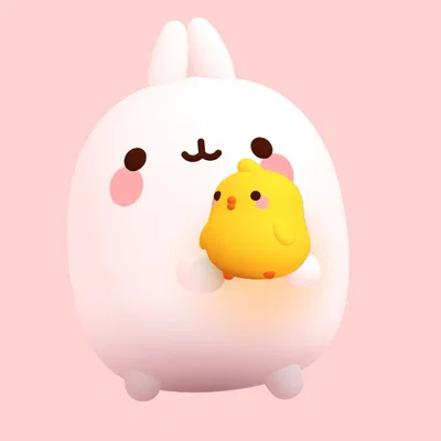Mô hình nhân vật hoạt hình Molang